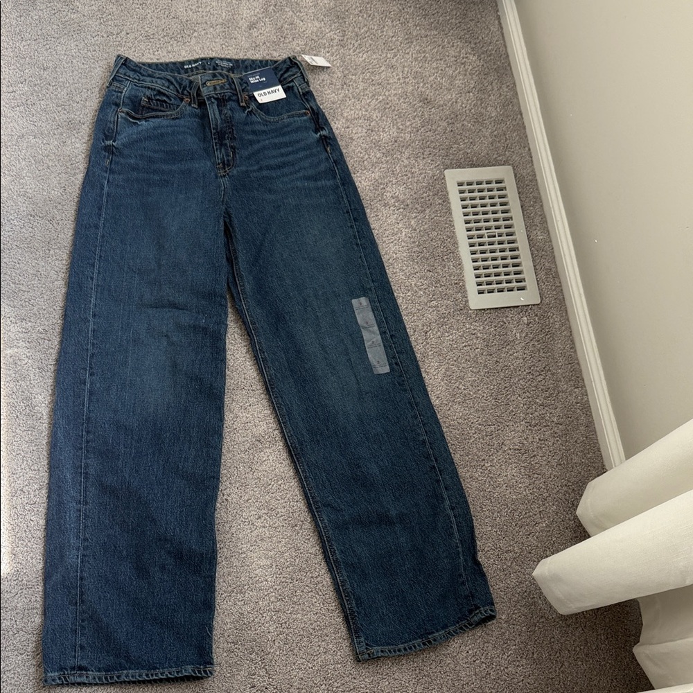 Old Navy Dark Blue Flare Women's Jeans